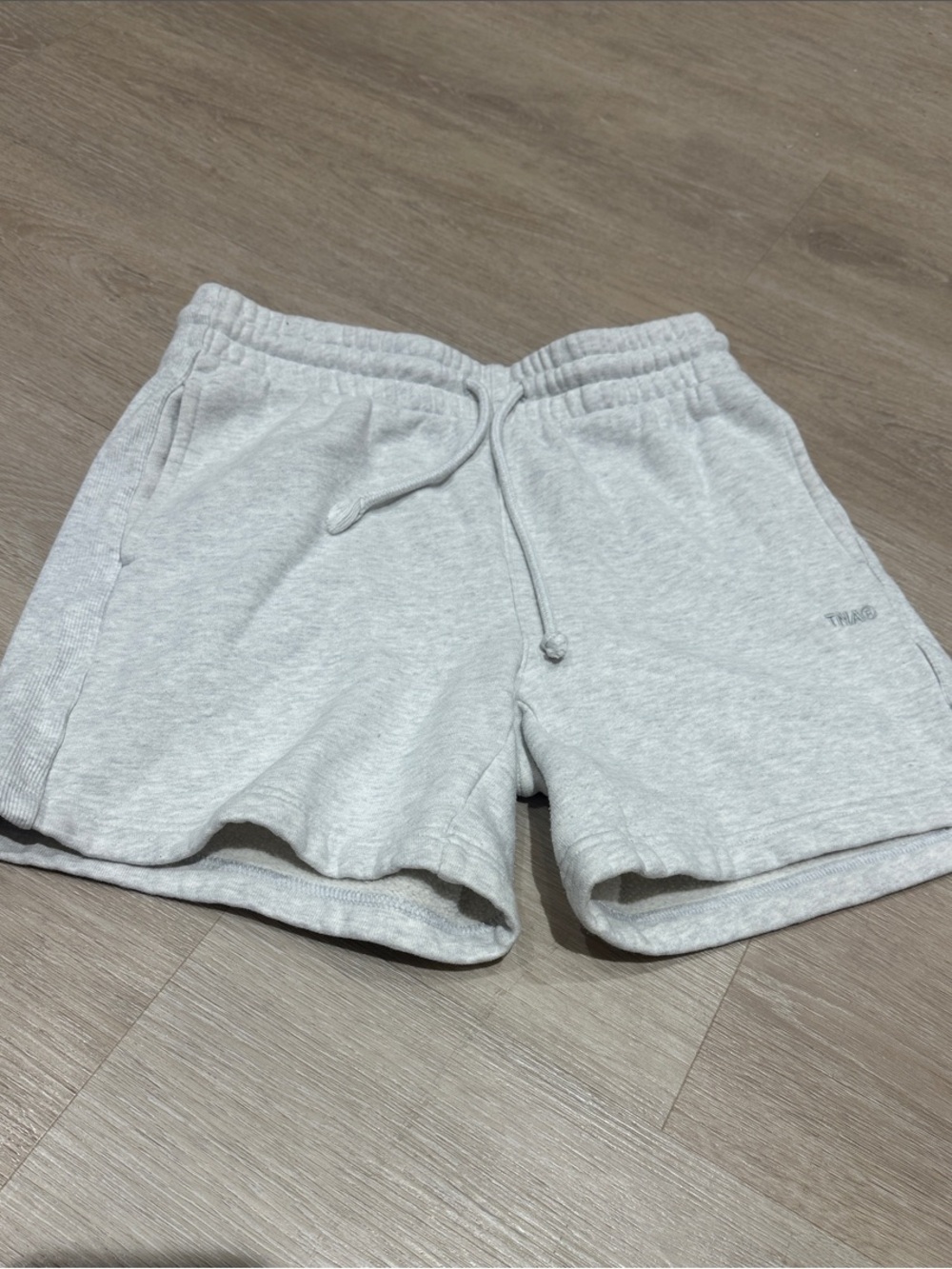 TNA Light Gray Women's Athletic Fleece Shorts